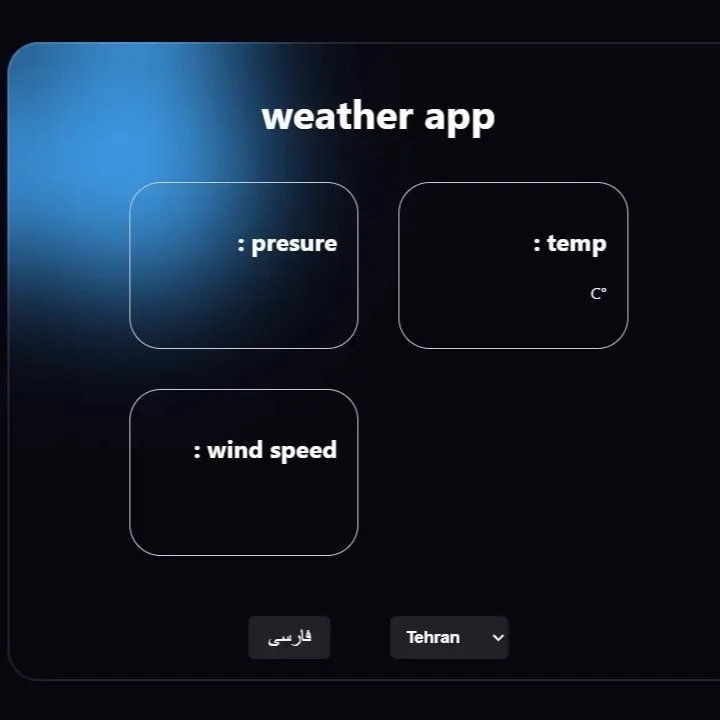 Weather project by Hossein Naseran